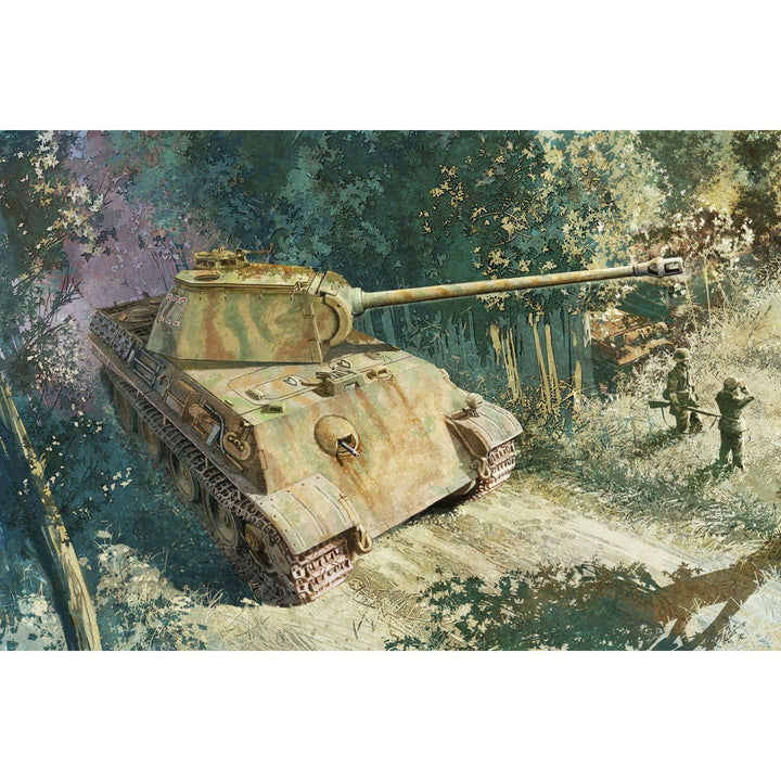 WW.II ドイツ軍 パンターG型 初期生産型 第26装甲連隊 イタリア戦線 プレミアム・エディション 1/35スケール 未塗装組立キット