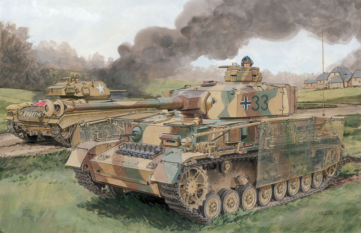 WW.II ドイツ軍 IV号戦車J型 最終生産型 マジックトラック/アルミ砲身付属 プレミアムエディション 1/35スケール 未塗装組立キット