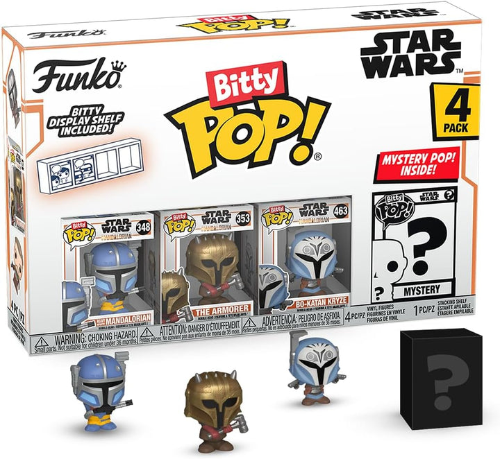 Bitty Pop! 4pk マンダロリアン ヘビー・マンダロリアン 4個セット