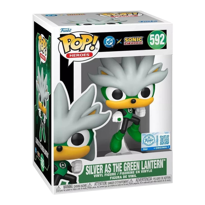 Pop! Heroes JLA & Sonic シルバー グリーンランタンVer.