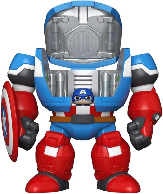 Bitty Pop! Bitty Bot キャプテン・アメリカ・メカ (キャプテン・アメリカ付き)