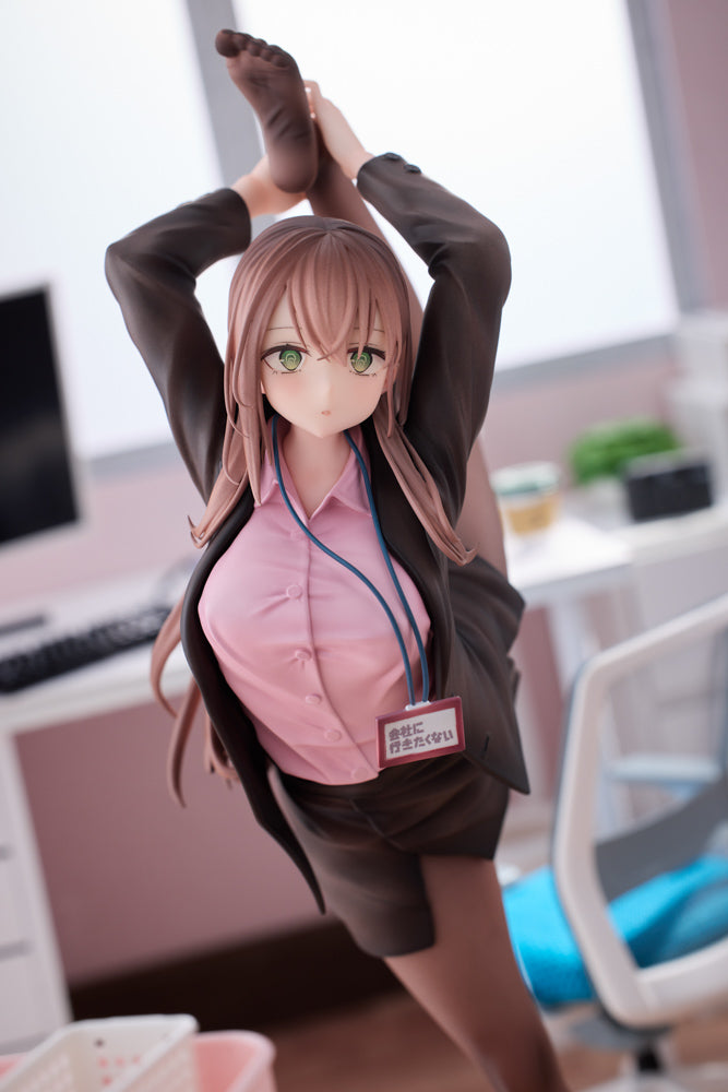 意外と体が柔らかい会社に行きたくないOLちゃん ピンクVer. 豪華版 1/6スケール