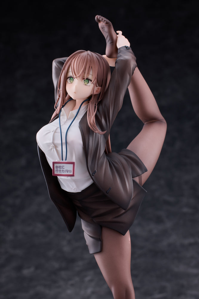 意外と体が柔らかい会社に行きたくないOLちゃん 白Ver. 豪華版 1/6スケール