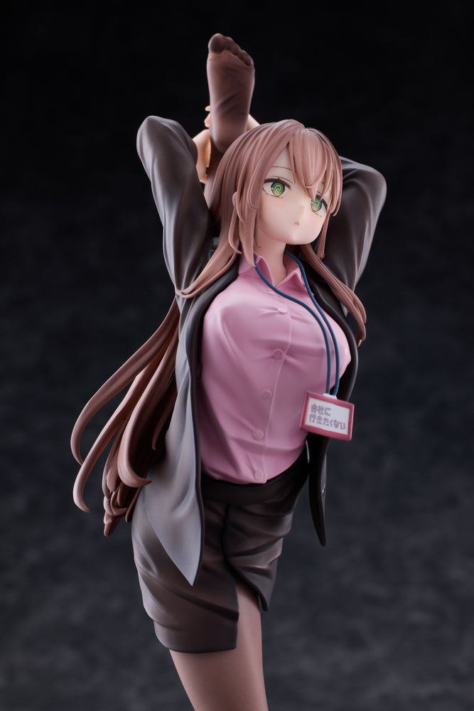意外と体が柔らかい会社に行きたくないOLちゃん ピンクVer. 豪華版 1/6スケール