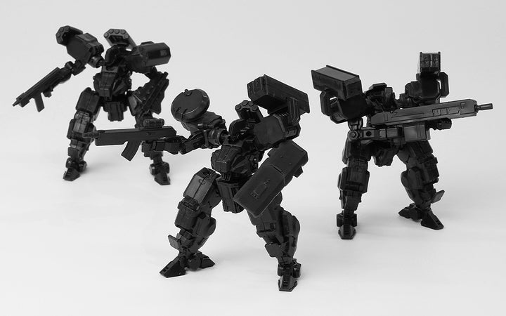 カプセル道 機甲戦線 パラクラックス（ステルス）＋ウェポンセット 1/100スケール