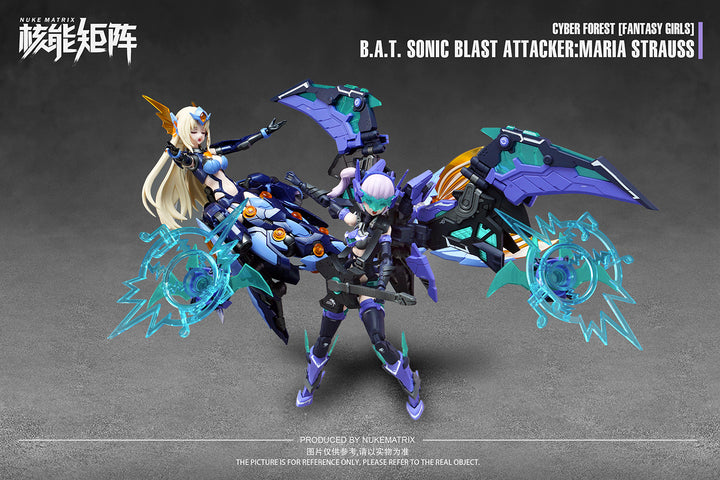 CYBER FOREST[FANTASY GIRLS] B.A.T. SONIC BLAST ATTACKER：MARIA STRAUSS 1/12スケール