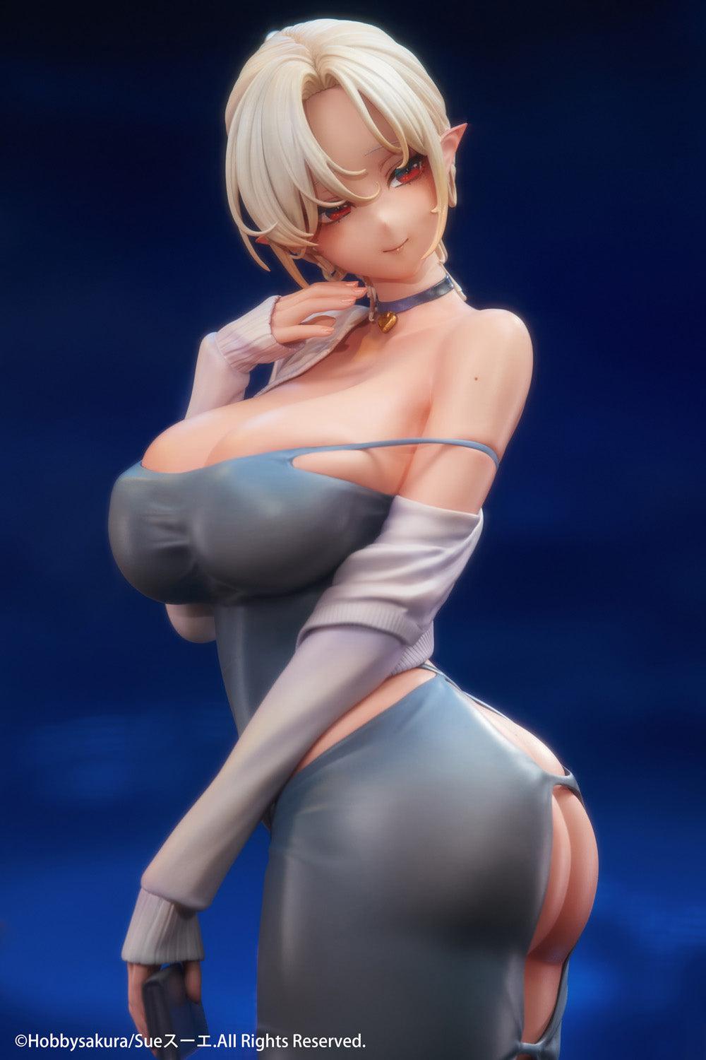 人妻エルフ illustration by Sueスーエ アナザーカラー 1/7スケール