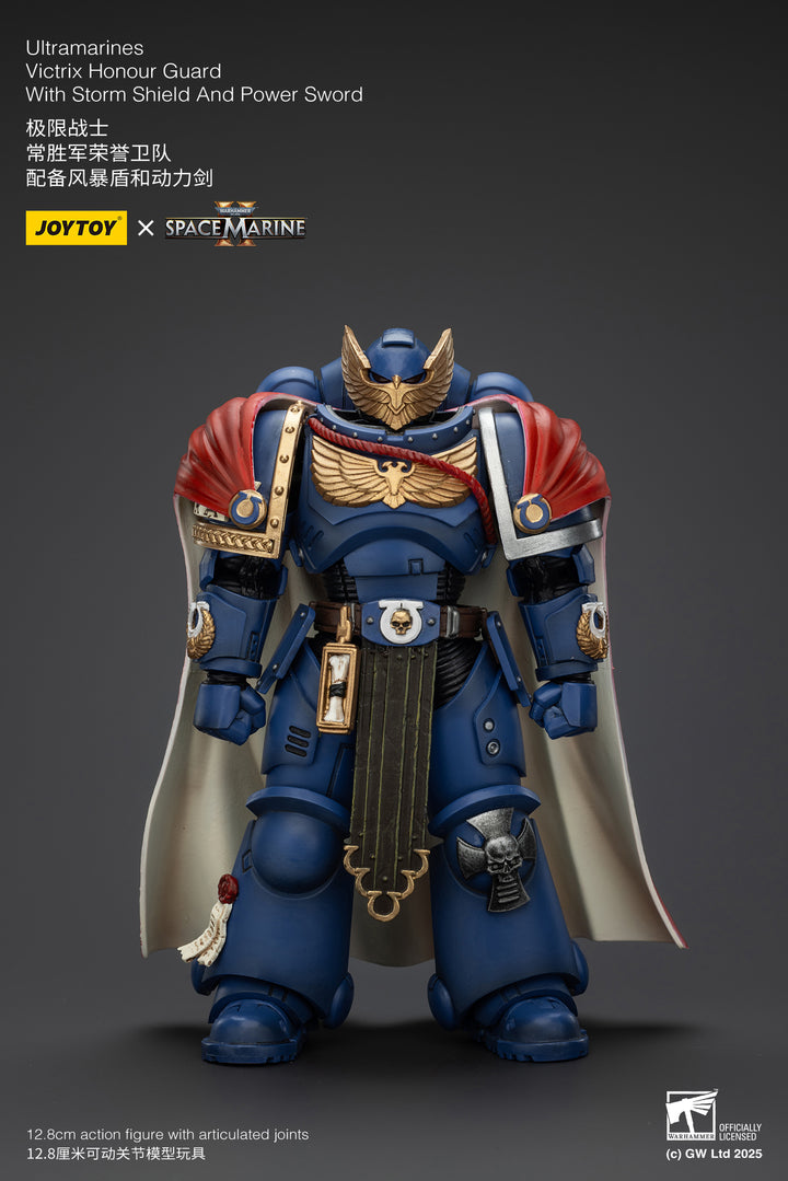ウルトラマリーン ヴィクトリクス・オナーガード（ストームシールド & パワーソード装備） 1/18スケール