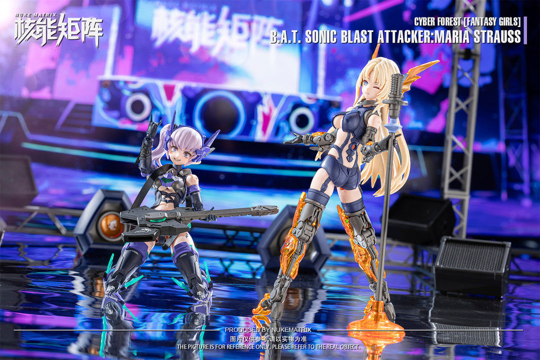 CYBER FOREST[FANTASY GIRLS] B.A.T. SONIC BLAST ATTACKER：MARIA STRAUSS 1/12スケール