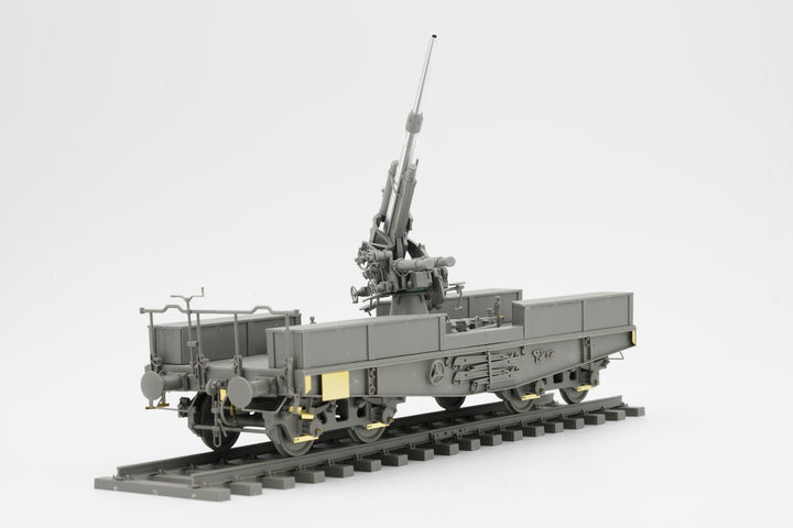 1/35 ドイツ 88mm砲 Flak36 w/SSys平貨車