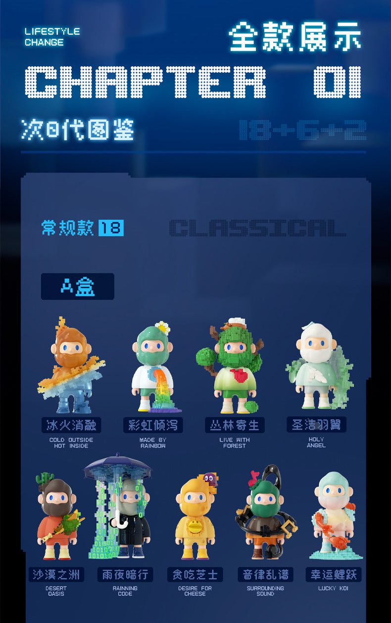 【決算セール対象！】 (単品販売)BOB 次世代・ピクセル・ユニバーサ ブラインドボックス
