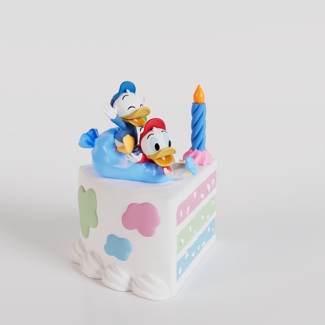 (単品販売) ディズニー ドナルドダック フィギュア グッズ サプライズケーキ ブラインドボックス フィギュア デイジー スクルージ