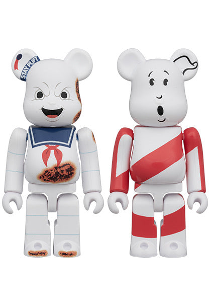 BE＠RBRICK 2PCS SET STAY PUFT MARSHMALLOW MAN “ANGRY FACE” ＆ NO GHOST