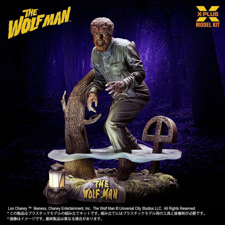 ロン・チェイニー・ジュニア as 狼男 プラスチックモデルキット 1/8スケール