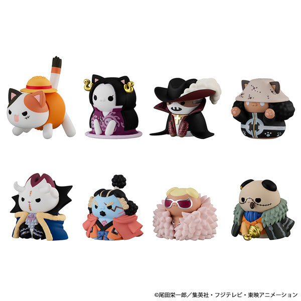[BOX販売]MEGA CAT PROJECT ワンピース ニャンピースニャーン！ ルフィと王下七武海 -8個入りBOX-