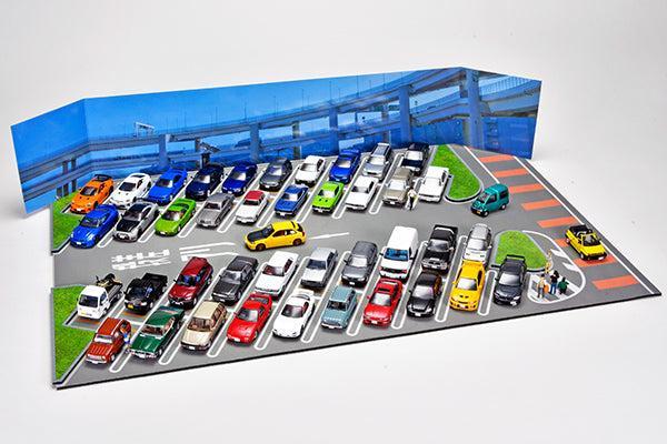 1/64 トミカラマヴィンテージ トミカラマ ヴィンテージ15a 大黒パーキングエリア マットD (TLV-N ホンダ シビック タイプR付属)