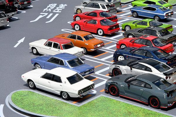 1/64 トミカラマヴィンテージ トミカラマ ヴィンテージ15a 大黒パーキングエリア マットD (TLV-N ホンダ シビック タイプR付属)