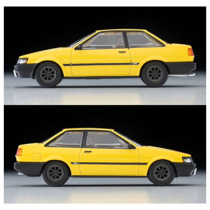 1/64 トミカリミテッドヴィンテージ NEO LV-N284f トヨタ カローラ レビン 2ドア GT RSワタナベホイール装着車(黄)83年式