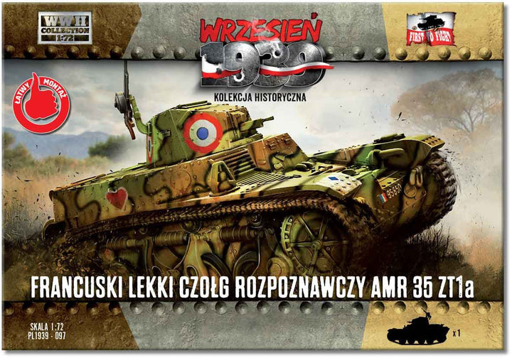 1/72 仏･ルノーAMR35 ZT1a偵察戦車