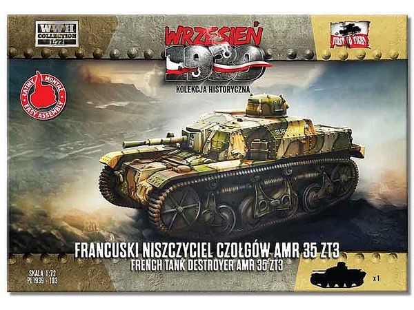 1/72 仏･ルノーAMR35 ZT3駆逐戦車