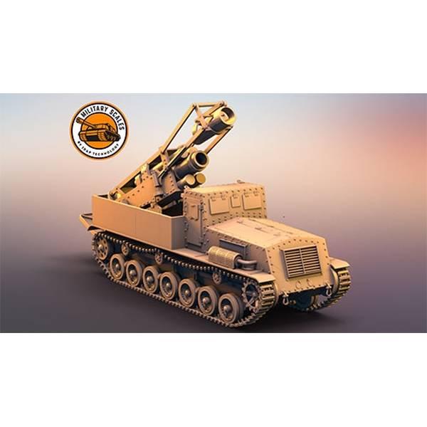 1/72 日･試製四式重迫撃砲(ハト車)