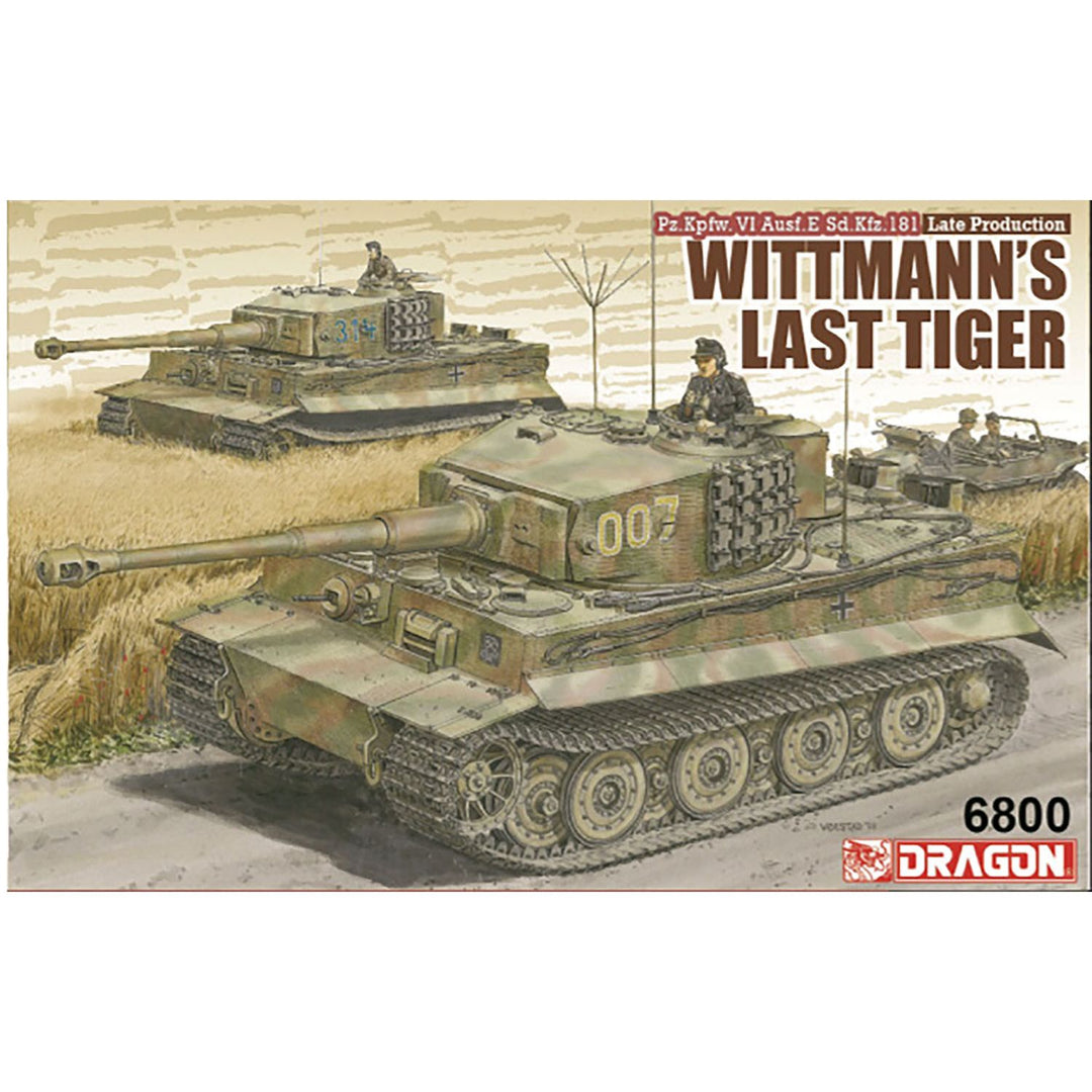 1/35 WW.II ドイツ軍 ティーガーI 後期生産型 ヴィットマン ラストティーガー マジックトラック/アルミ砲身/3Dプリントマズルブレーキ/戦車兵フィギュア付属 豪華仕様