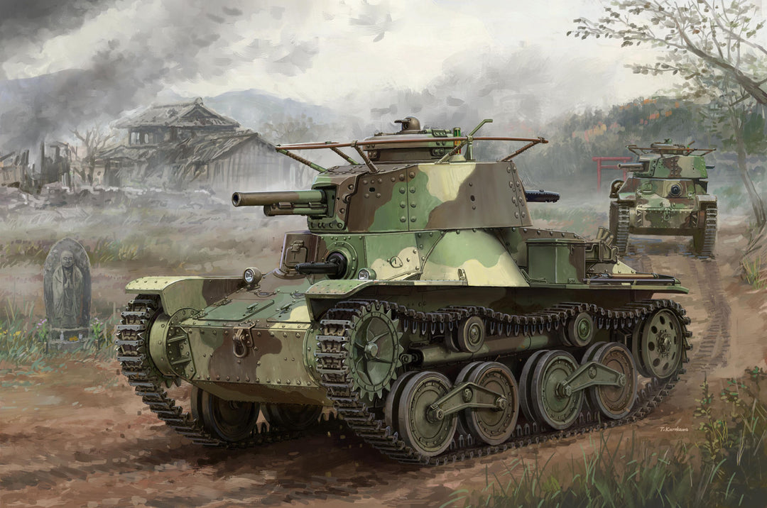 1/35 TANKS OF THE WORLD WW.II 日本陸軍 四式軽戦車 ケヌ