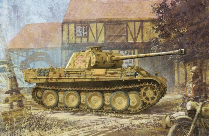 1/35 WW.II ドイツ軍 Sd.Kfz.171 パンターG型 ツィンメリットコーティング仕様 マジックトラック/アルミ砲身/3Dプリントマズルブレーキ付属
