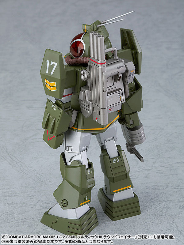 【再販】COMBAT ARMORS MAX 20 ソルティック H102 ブッシュマン 強化型ザック装着タイプ 1/72スケール