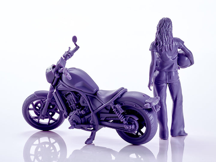 1/20 PLAMAX MF-101 Rider's portrait Honda Rebel 1100 ネイビー