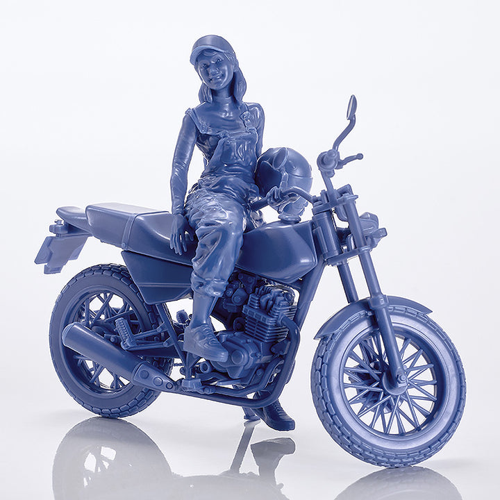 1/20 PLAMAX MF-103 Rider's portrait Honda FTR 223 ブルー