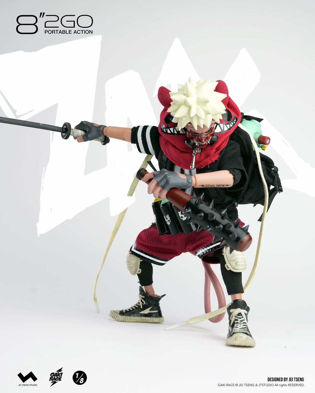 8”2GO GAKIRACE- ZAIKI 1/8スケール