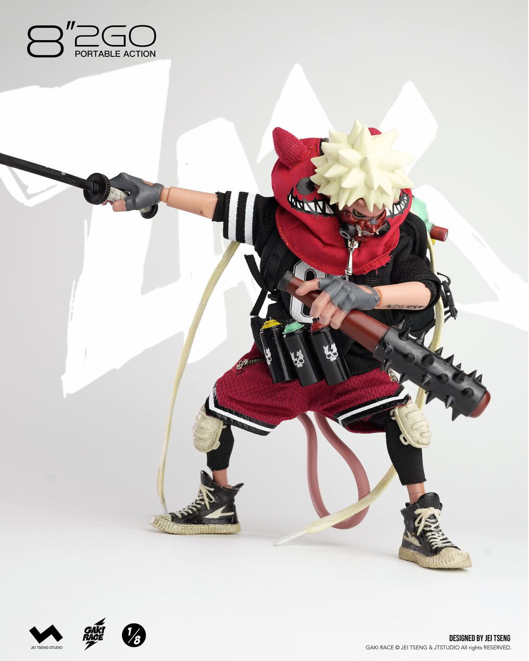 8”2GO GAKIRACE- ZAIKI 1/8スケール