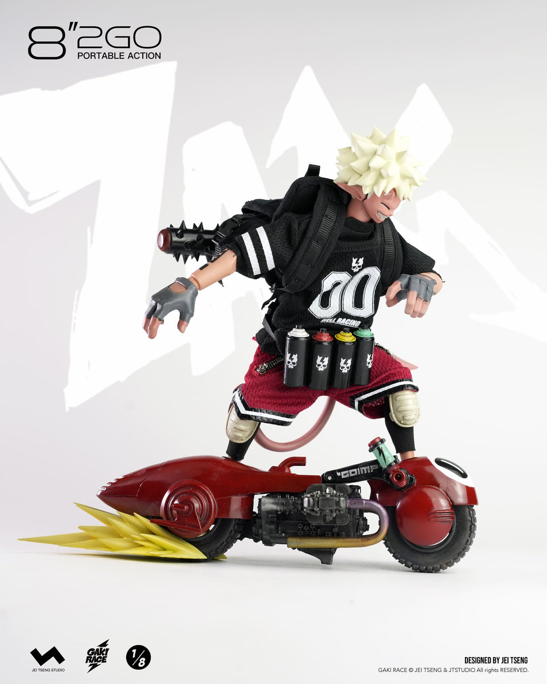 8”2GO GAKIRACE- ZAIKI 1/8スケール