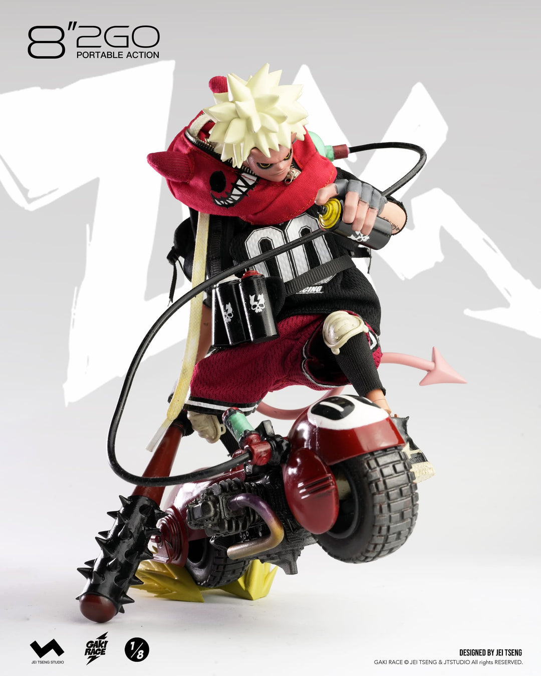 8”2GO GAKIRACE- ZAIKI 1/8スケール