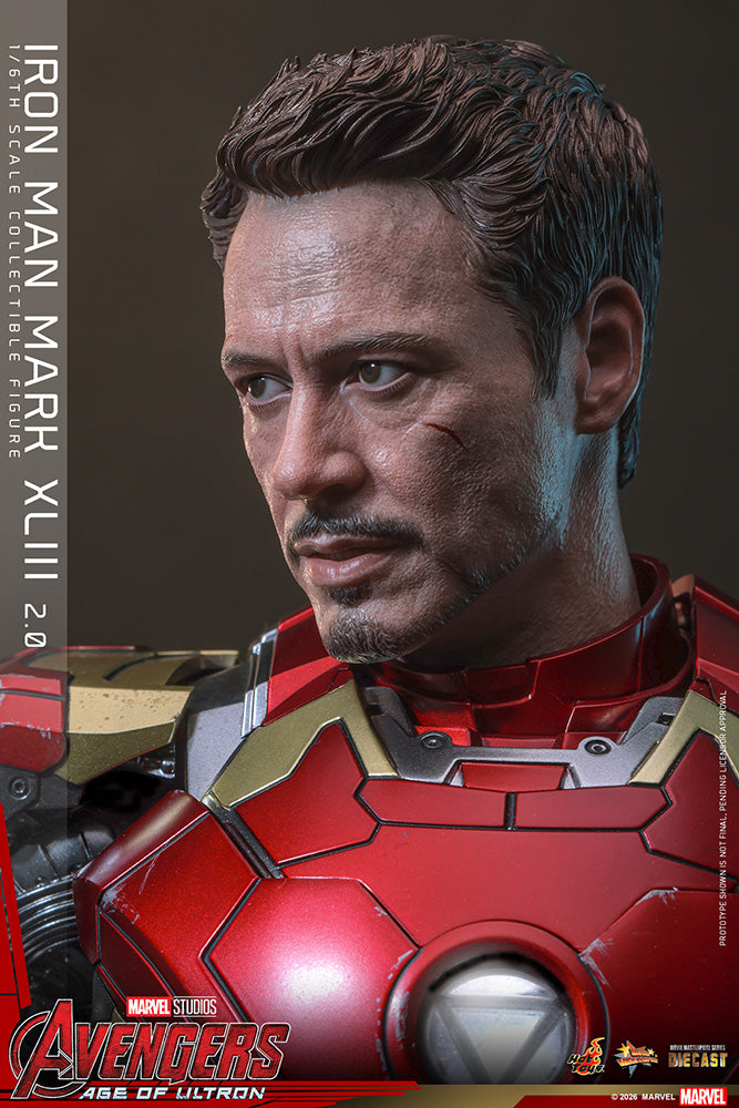 ムービー・マスターピース DIECAST アイアンマン・マーク43（2.0版） 1/6スケール