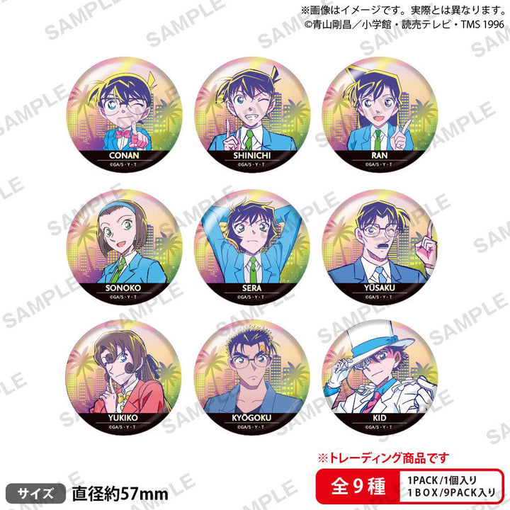 [BOX販売]名探偵コナン トレーディングホログラム缶バッジ シティポップver. vol.2 -9個入りBOX-
