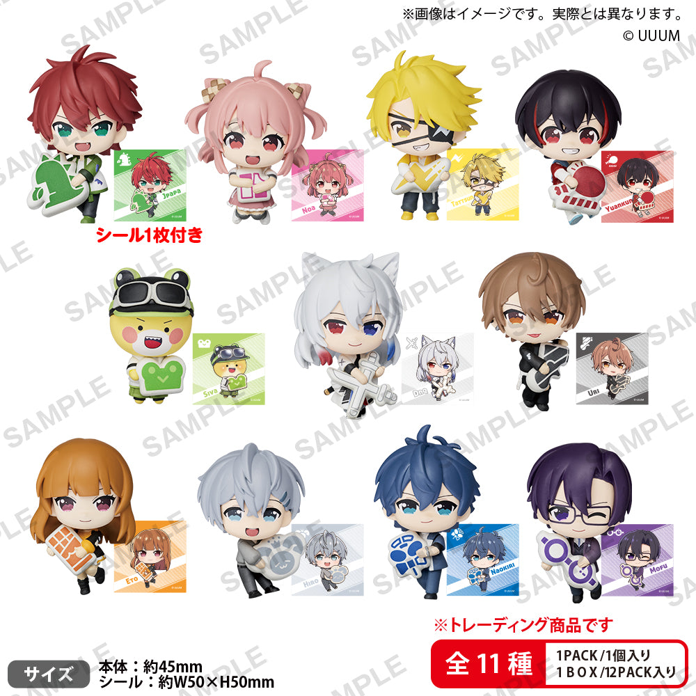 [BOX販売]BUSHIROAD THE BOX カラフルピーチ むぎゅみにコレクションフィギュア -12個入りBOX-