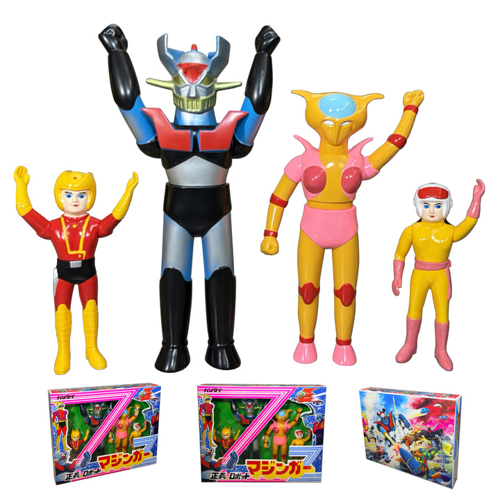 バイナルアーカイブスプロジェクト 復刻版 正義のロボットマジンガーZ ソフビセット