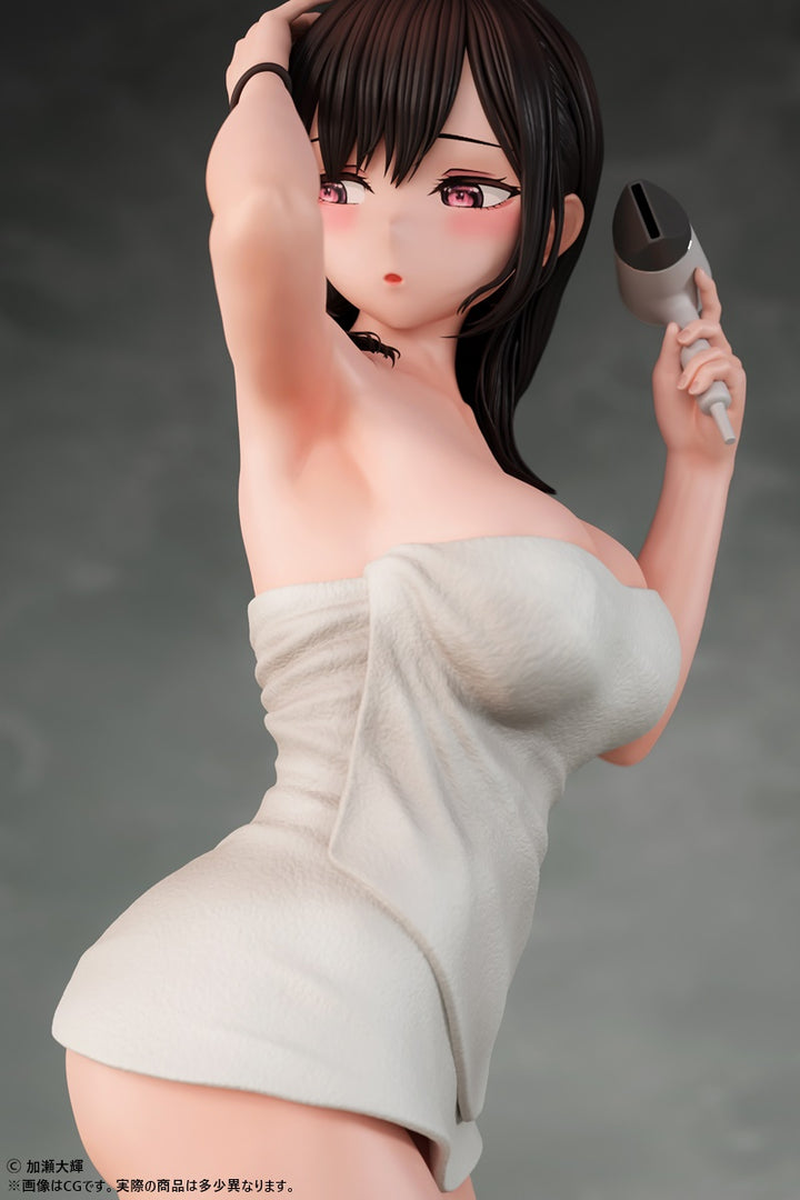 【決算セール対象！】 加瀬大輝 イラスト 髪を乾かすJKさん ショーツver. 1/6スケール