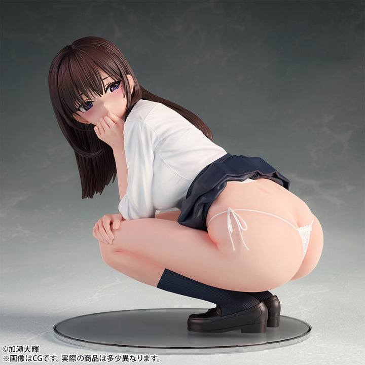 加瀬大輝 イラスト しゃがみJKさん 1/4スケール