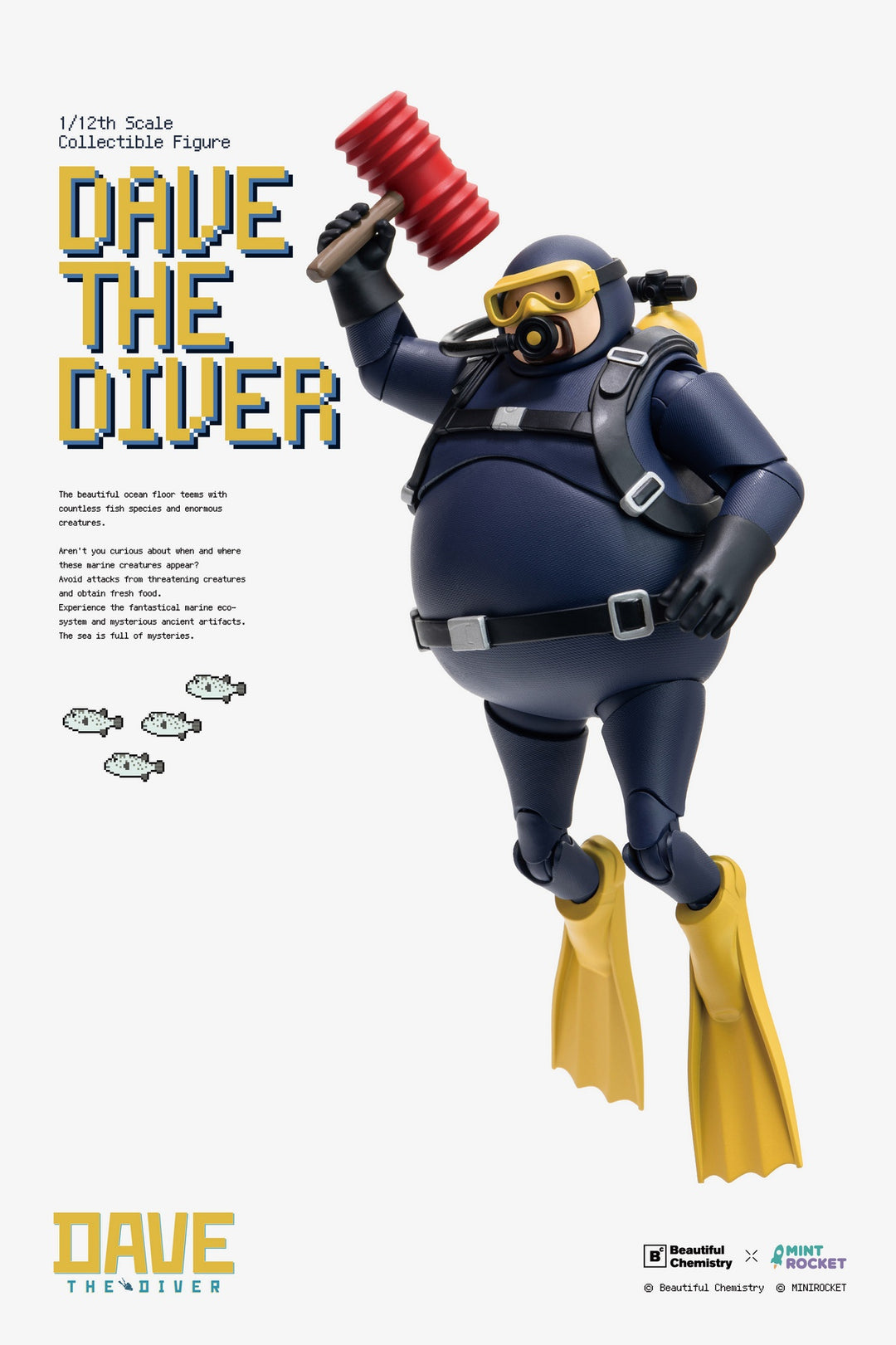 Beautiful Chemistry × MINTROCKET アクションフィギュア デイヴ 1/12スケール