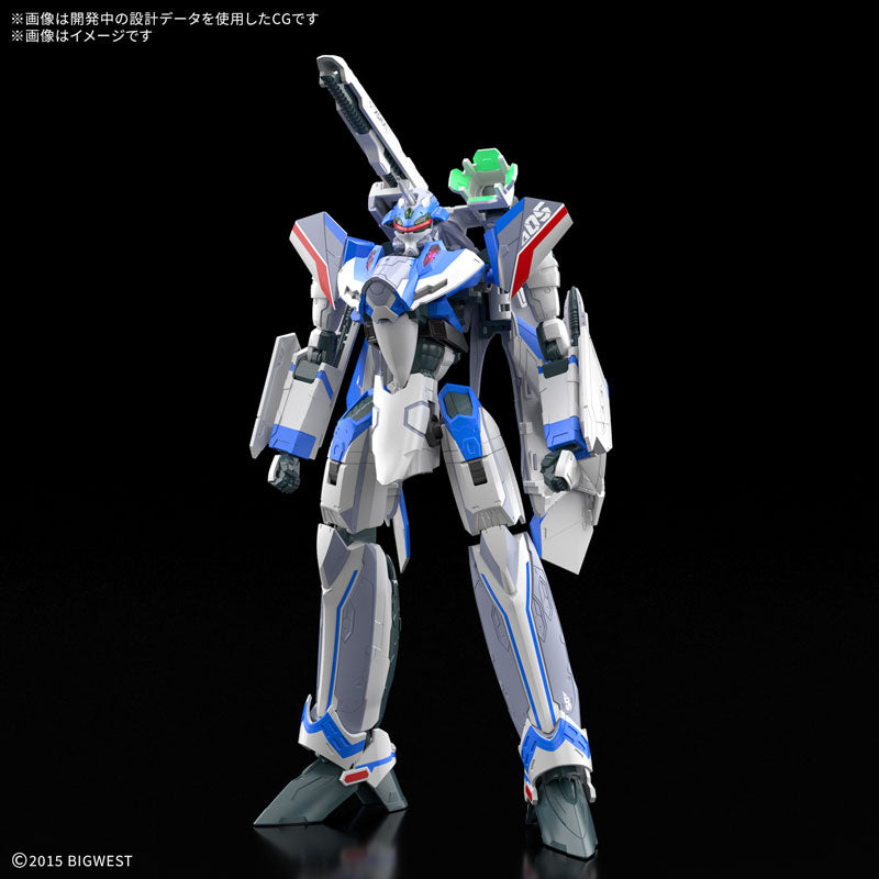 HG VF-31J ジークフリード (ハヤテ・インメルマン機) デラックスセット 1/100スケール