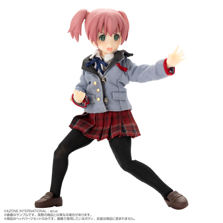 カスタムリリィ TYPE-C ヘッドパーツセット（紅藤色） 1/12スケール