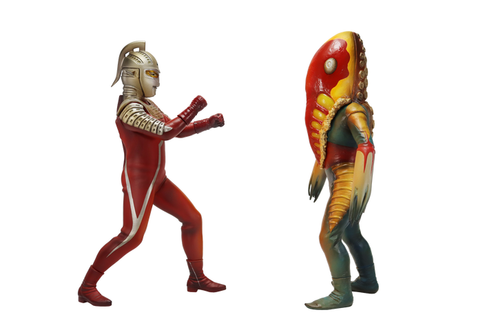 特撮シリーズ ウルトラセブン ファイティングポーズ 夕日の決戦イメージ