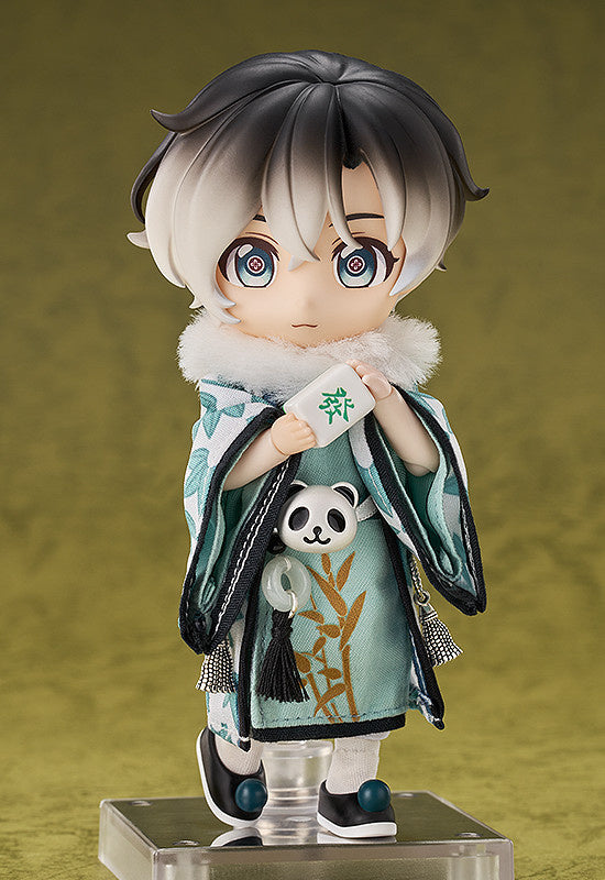 ねんどろいどどーる 中華風 おようふくセット パンダ麻雀：ローリエ