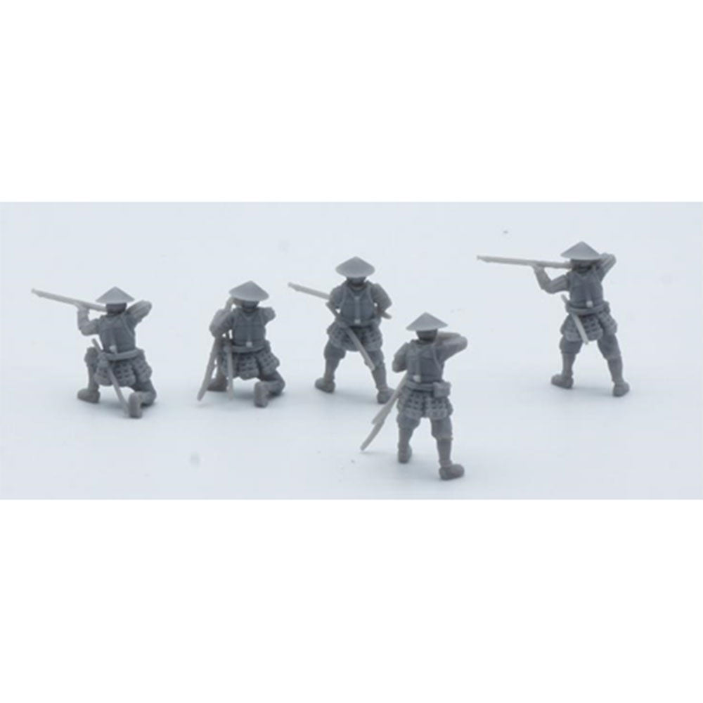 1/72 Mr & Mrs History 日本戦国時代 鉄砲足軽 射撃(5体セット)