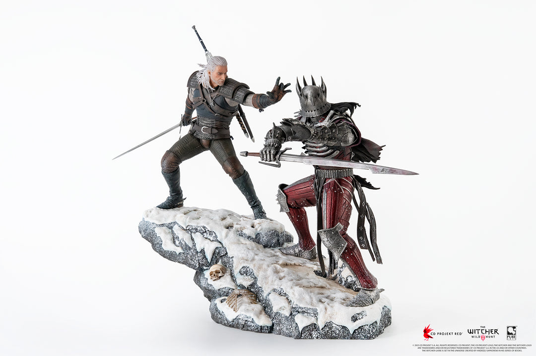 リヴィアのゲラルト vs エレディン ジオラマ スタチュー 1/6スケール