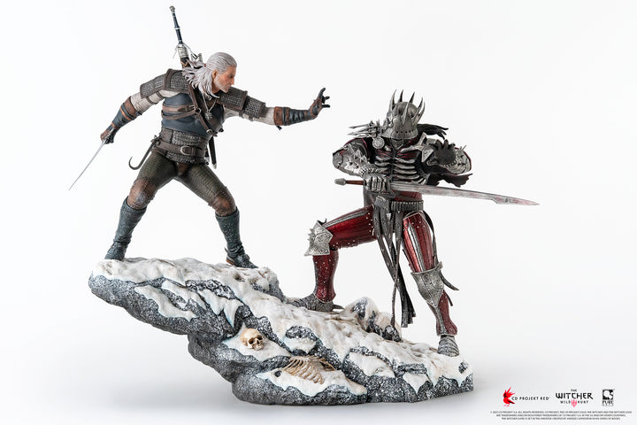 リヴィアのゲラルト vs エレディン ジオラマ スタチュー 1/6スケール