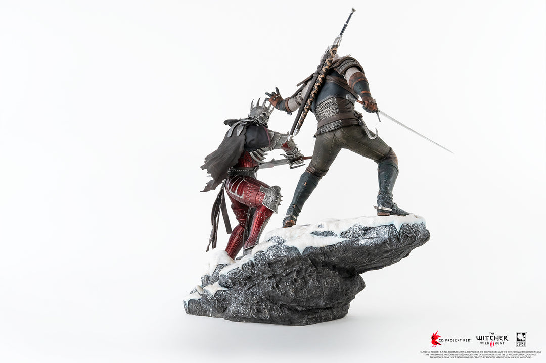 リヴィアのゲラルト vs エレディン ジオラマ スタチュー 1/6スケール